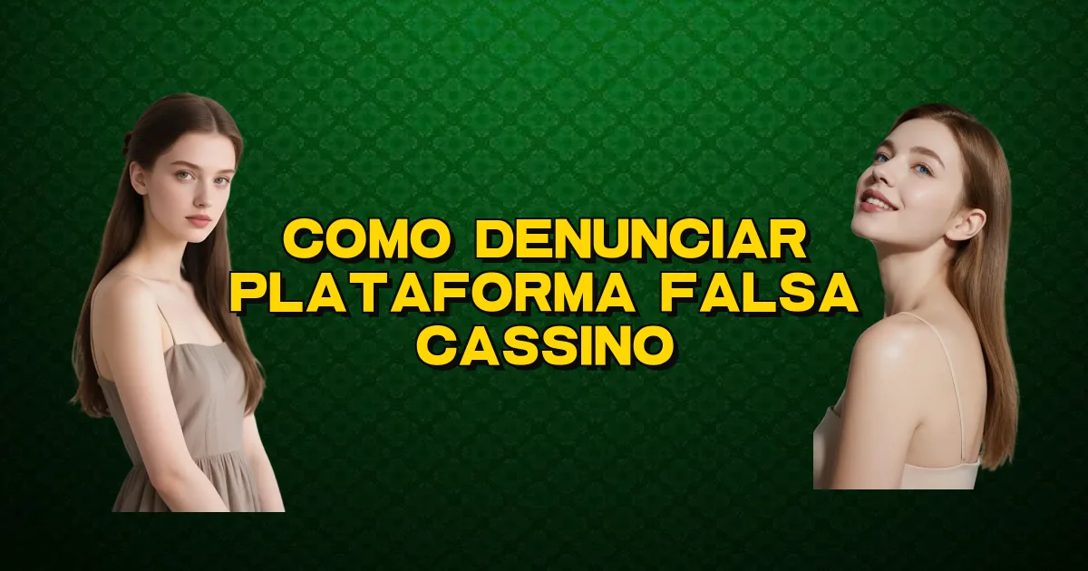 Como Denunciar Plataforma Falsa Cassino Oficial