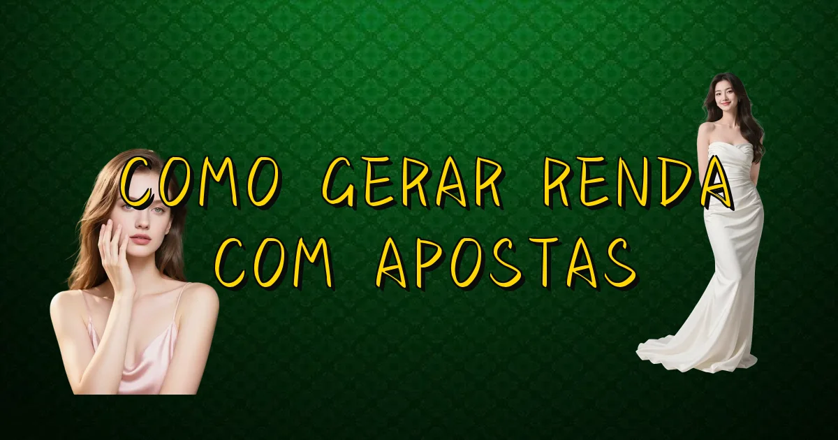 Como Gerar Renda Com Apostas Oficial