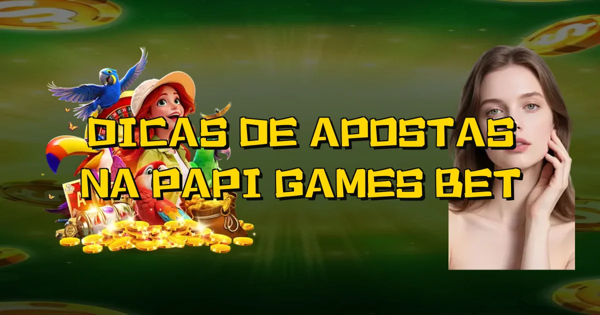 Dicas De Apostas Na Papi Games Bet Oficial