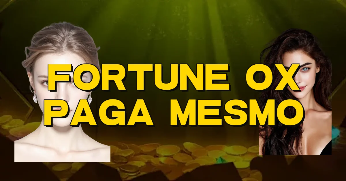 Fortune Ox Paga Mesmo Oficial