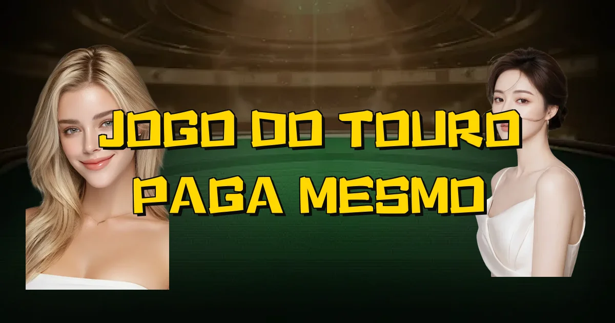 Jogo Do Touro Paga Mesmo Oficial